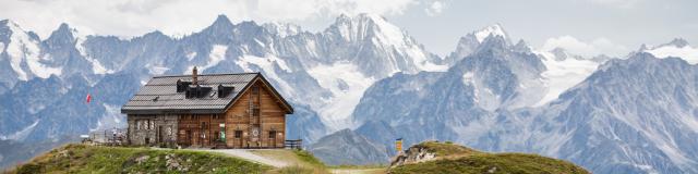 Mont-Fort mountain hut in Verbier