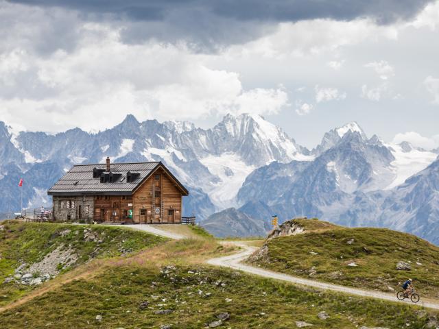 Mont-Fort mountain hut in Verbier