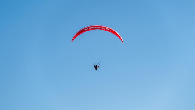 Parapente dans la région de Verbier