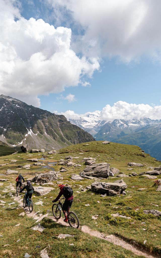 Randonnée en VTT & e-bike dans la région de Verbier