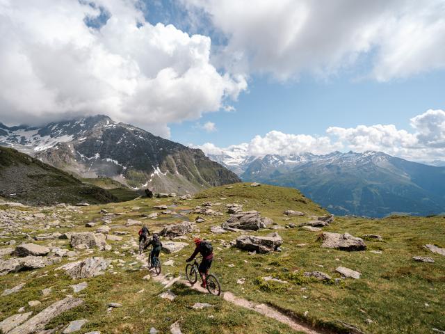 Randonnée en VTT & e-bike dans la région de Verbier