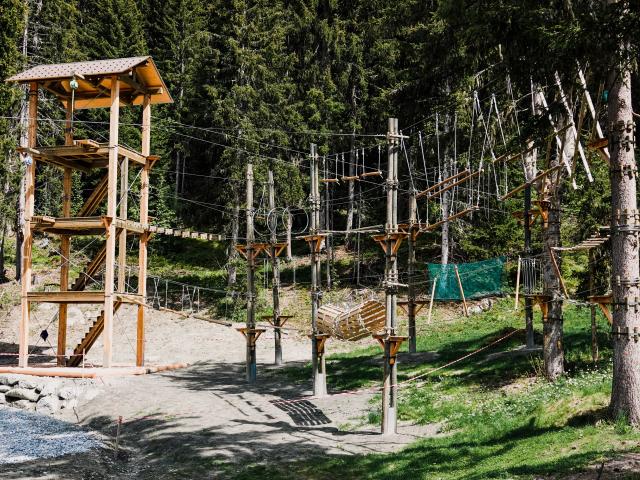 Sentier suspendu - Accrobranche à Verbier (Médran)