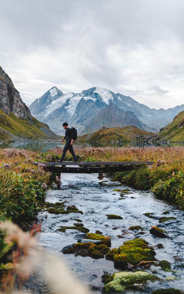 Randonnée pédestre dans la région de Verbier