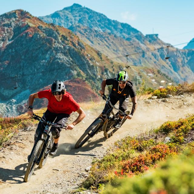 Vélo de descente Bike Park de Verbier