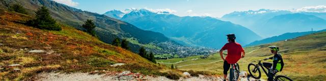 VTT Enduro au Verbier Bikepark