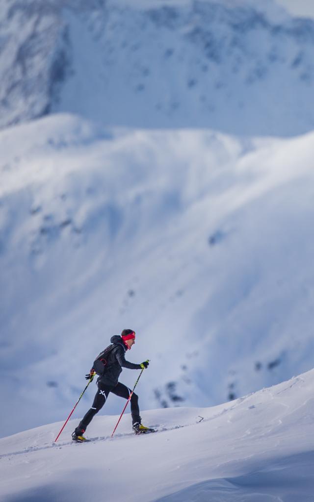 Arnaud Gasser en peau de phoque