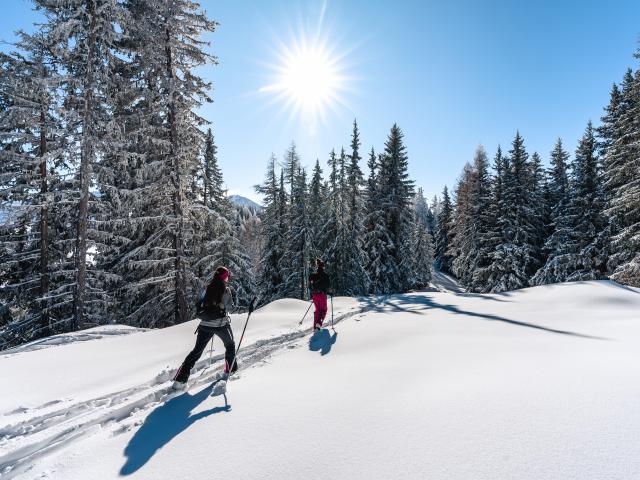 Ski touring outing on the Moay - La Pasay route