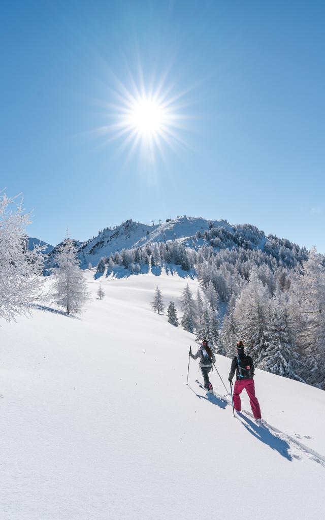 Ski touring outing on the Moay - La Pasay route