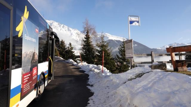 Verbier - Arrêt de bus - Planalui