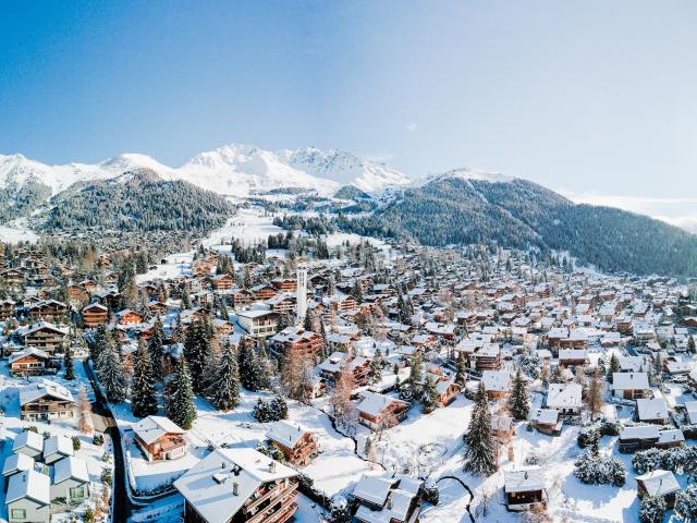 Verbier vu du ciel