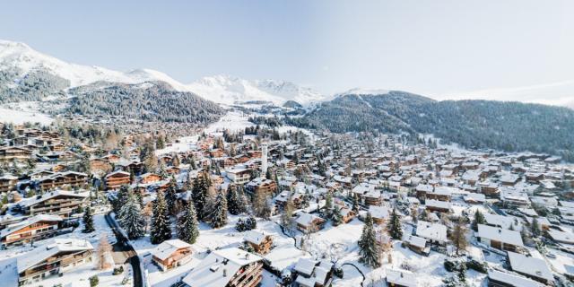 Verbier vu du ciel 