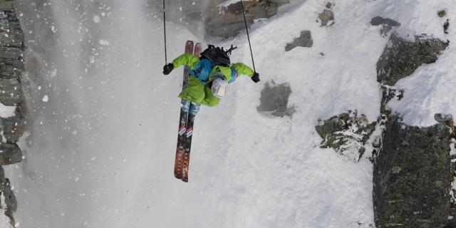 Freeride World Tour 08, Verbier Suisse, Aurelien Ducroz