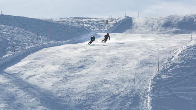 Ski de piste à Bruson