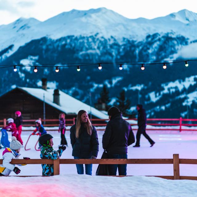 Patinoire, février 2022